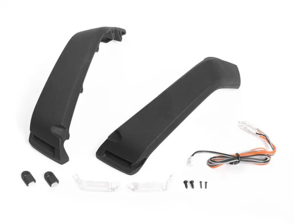 Fender Flare Set W/ Lights + LED Lighting System for Axial 1:10 SCX 10 III Jeep JLU Wrangler RC4WD — image 7 of 14