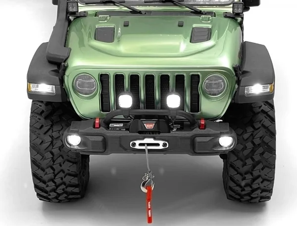 Fender Flare Set W/ Lights + LED Lighting System for Axial 1:10 SCX 10 III Jeep JLU Wrangler RC4WD — image 3 of 14