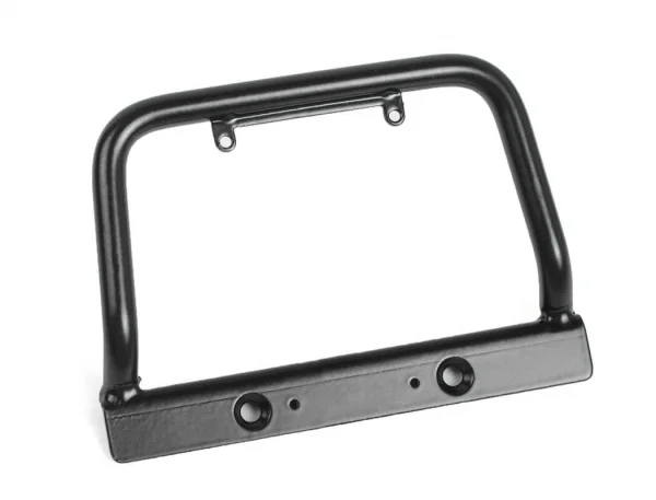 Steel Push Bar Front Bumper W/ Clear Flood Lights for RC4WD Gelande II 2015 Land Rover Defender D90 RC4WD