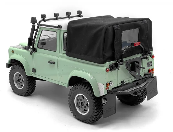 Steel Tube Bed Cage w/ Soft Top for RC4WD Gelande II 2015 Land Rover Defender D90 (Pick-Up) (Black) RC4WD — image 9 of 9