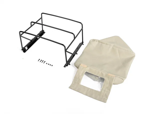 Steel Tube Bed Cage w/ Soft Top for RC4WD Gelande II 2015 Land Rover Defender D90 (Pick-Up) (Tan) RC4WD — image 4 of 10