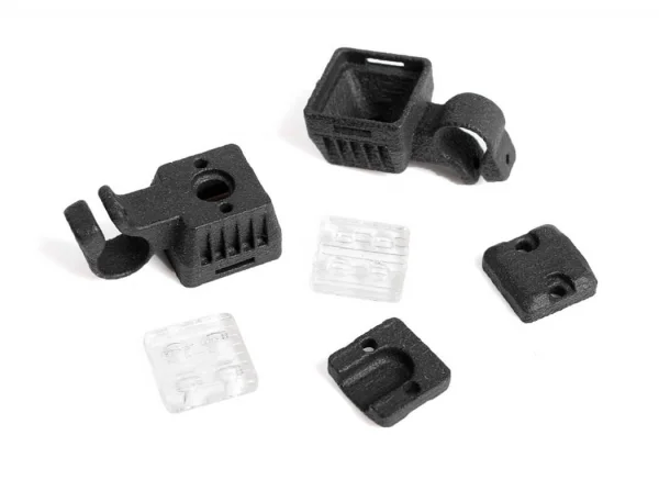 KS Steel Front Bumper w/ Lights for Axial 1:10 SCX10 III Jeep JLU Wrangler RC4WD