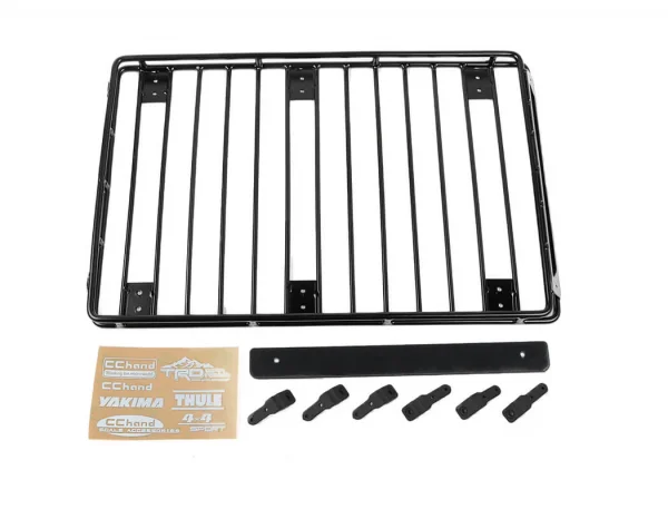 Steel Tube Roof Rack for Axial 1:10 SCX10 III Jeep JLU Wrangler RC4WD — image 5 of 11