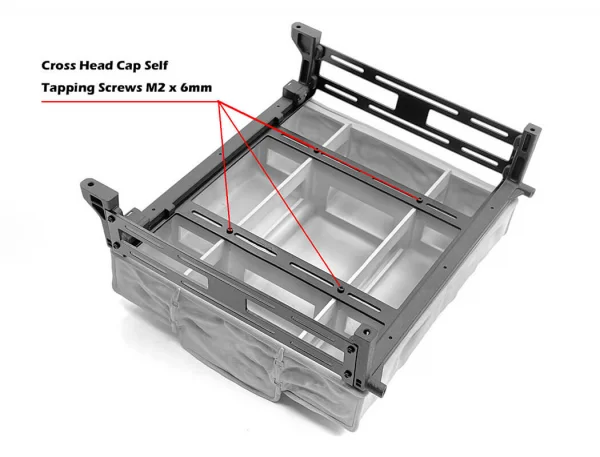RC4WD Overland Bed Rack With Roof Top Tent For Axial 1:10 SCX10 &mdash; image 4 of 15