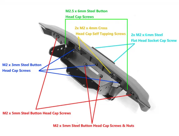 RC4WD Guardian Steel Front Bumper For Mst 4WD Off-Road Car K — image 4 of 15