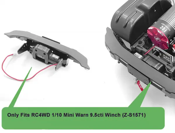 RC4WD Guardian Steel Front Bumper W/ Lights For MST 4WD &mdash; image 18 of 20