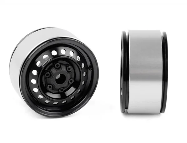 Rad 1.9 Aluminium Internal Beadlock Wheels (Black) RC4WD