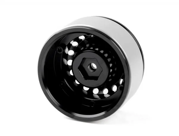 Rad 1.9 Aluminium Internal Beadlock Single Wheel (Black) RC4WD