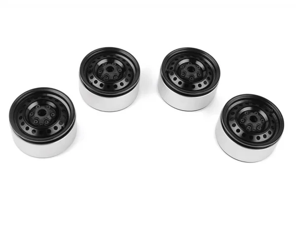Rad 1.9 Aluminium Internal Beadlock Wheels (Black) RC4WD