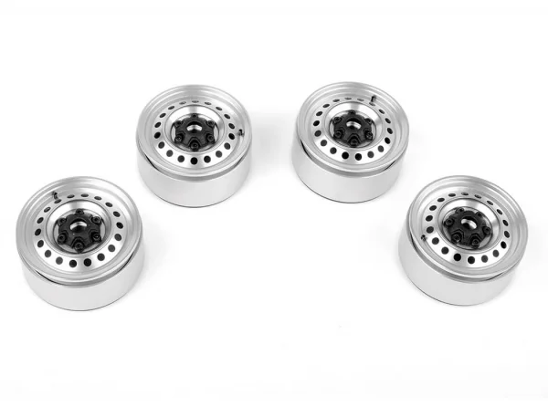Rad 1.9 Aluminium Internal Beadlock Wheels (Silver) RC4WD