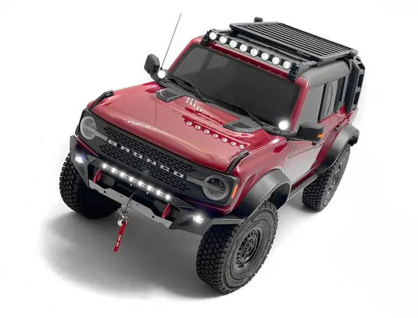 Rook Metal Front Bumper with LED for Traxxas TRX-4 2021 Bronco RC4WD — image 18 of 18