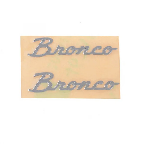 Body Decals for Traxxas TRX-4 2021 Ford Bronco (Silver) RC4WD — image 3 of 3