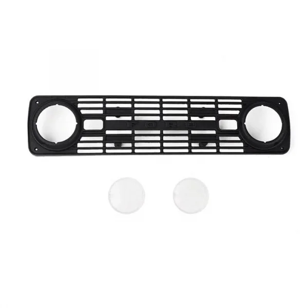 Front Grille and Lenses for Axial SCX10 III Early Ford Bronco (Black) RC4WD