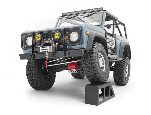 Oxer Steel Front Winch Bumper for Axial SCX10 III Early Ford Bronco (Black) RC4WD — image 7 of 7