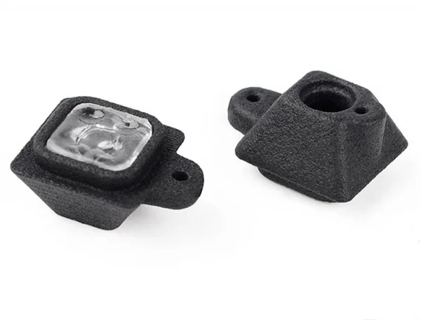 Eon Metal Rear hitch Bumper w/LED and Dual Exhaust for Axial SCX6 JEEP Wrangler JLU RC4WD