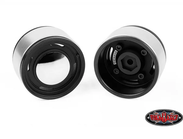 Analog 1.9 Aluminium CAP Wheels BLACK RC4WD Polished hub retro RC4WD — image 3 of 12