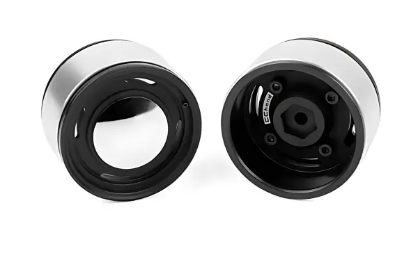 Analog 1.9 Aluminium CAP Wheels BLACK RC4WD Polished hub retro RC4WD — image 1 of 12