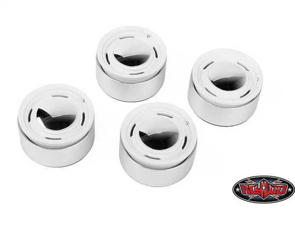 Analog 1.9 Aluminium CAP Wheels WHITE RC4WD Polished hub retro RC4WD — image 7 of 13