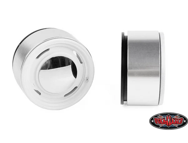 Analog 1.9 Aluminium CAP Wheels WHITE RC4WD Polished hub retro RC4WD — image 11 of 13