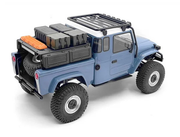 Rear Bed Rack And Tool Box W/ Light Bar for Vanquish VS4-10 Phoenix RC4WD — image 3 of 11