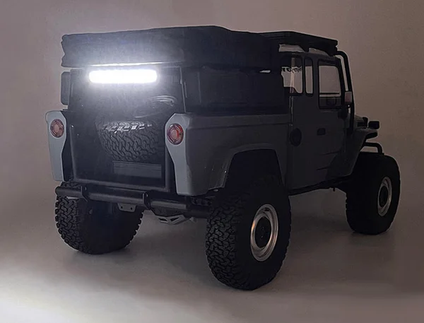 Rear Bed Rack And Tool Box W/ Light Bar for Vanquish VS4-10 Phoenix RC4WD — image 11 of 11
