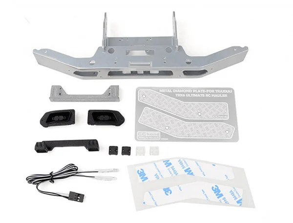 RC4WD Prowler Front Bumper W/ Lights For Traxxas Trx-6 Ultimate