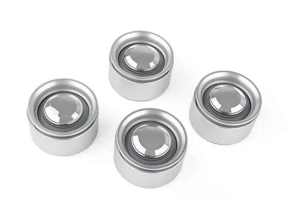 RC4WD Steam Roller 1.55 Aluminium Cap Wheels (4)
