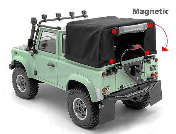 RC4WD Steel Tube Bed Cage Soft Top Gelande II / D90 Pick Up — image 7 of 8