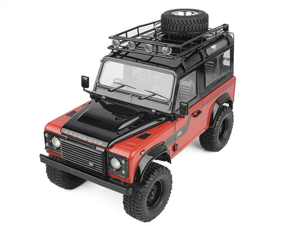 RC4WD Roof Rack With Tyre Mount + Ipf Lights For Gelande II D90