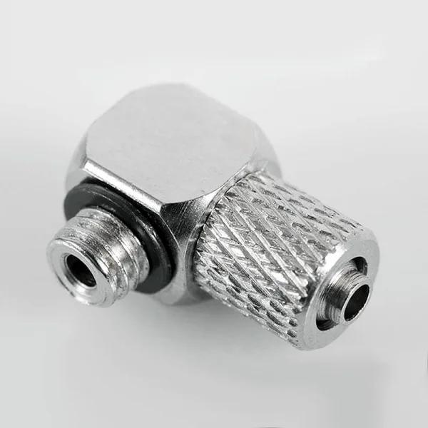 RC4WD Hydraulic Connector M5 x 4mm Tube (90deg) &mdash; image 5 of 5
