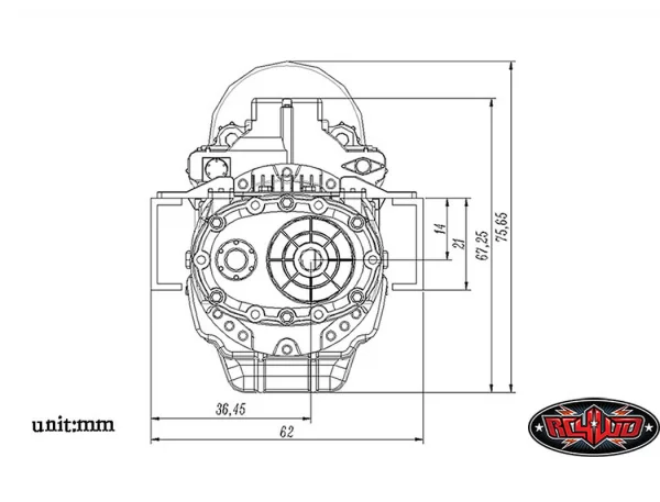EcoDrive 1:14 CVT Automatic Transmission for Tamiya 1:14 Semi Trucks RC4WD — image 5 of 15