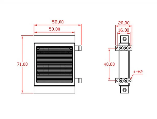 RC4WD Universal Scale Functional Radiator for Hydraulic Equipment RC4WD