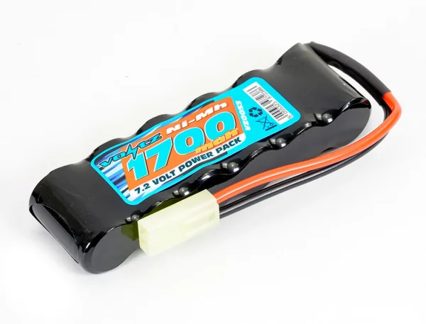 Voltz 7.2v 1700mAh Mini Pack with Mini Tamiya (Fits Maverick Ion Etc) - Upgrade For MV28103