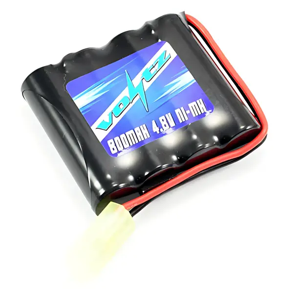 Voltz 4.8V NiMh - 800mAh - Mini Tamiya Plug (HE00010) - Fits Hobby Engine Mining Truck and Wheeled Loader — image 1 of 3