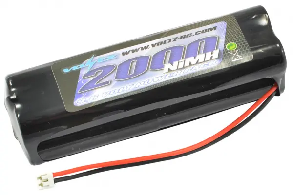 Voltz Transmitter TX Flat Battery 9.6 2000mAh JR/Spektrum &mdash; image 3 of 3
