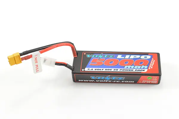 Voltz 5000mAh 2S 7.4V 50C Hard Case Battery - XT60 — image 2 of 3