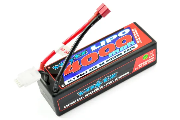 Voltz 4000mah Hard Case 3S 11.1V 50C LiPo - Deans — image 2 of 2