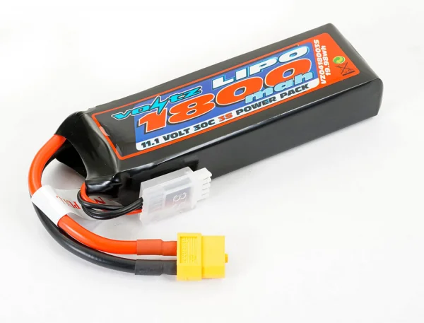 Voltz 1800mah 11.1V 3S 30C LiPo Battery - XT60