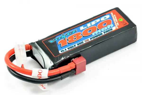 Voltz 1800mAh 11.1V 3S 30C LiPo Battery - Deans — image 3 of 3