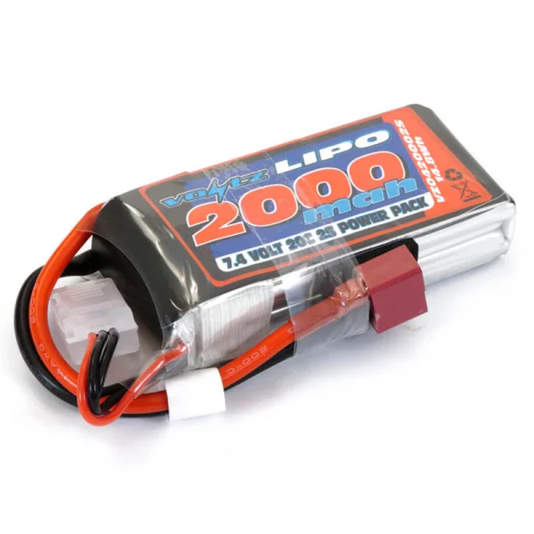 Voltz 2000Mah 7.4V 20C Lipo Battery
