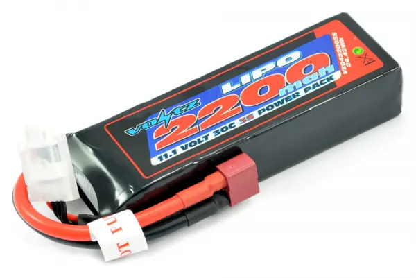 Voltz 2200mAh 11.1V 3S 30C LiPo Battery - Deans — image 3 of 3