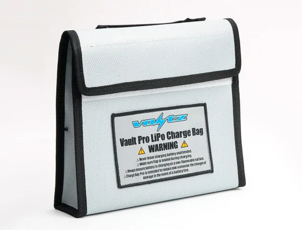 VOLTZ VAULT PRO LIPO CHARGE BAG 16.5cm x 21.5cm X 4.5cm