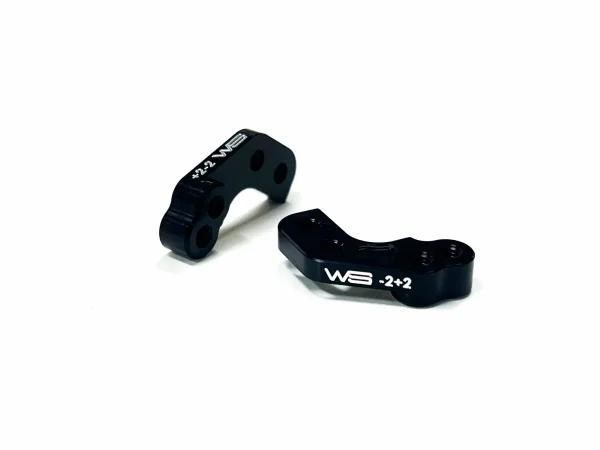 Willspeed B7 Aluminium +2 -2 Caster Block Link Mounts
