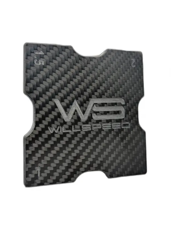Willspeed Carbon Fibre 1:10 Camber Gauge — image 1 of 2