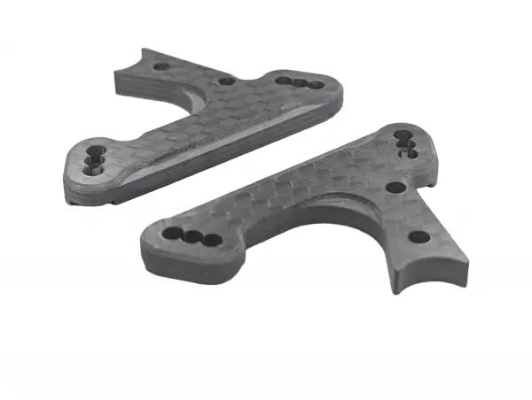 Willspeed WS Fast Fox Front Carbon Rocker Plates - 70 Degree — image 1 of 3