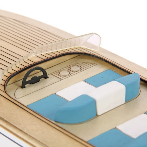 The Wooden Model Boat Company Riviera Motor Boat Kit 400mm