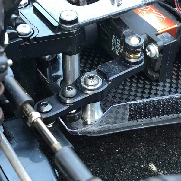 Willspeed Tamiya - Top Force Steering Bellcranks - Black — image 1 of 4