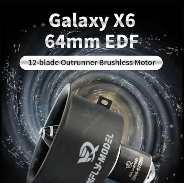 XFly 64mm Ducted Fan With 2840-Kv3200 Motor (4S Version) — image 8 of 13