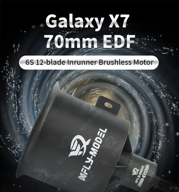 XFly 70mm Ducted Fan With 2860-Kv2200 Motor (6S Version) — image 8 of 13