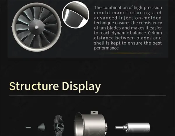 XFly 70mm Ducted Fan With 2860-Kv2200 Motor (6S Version) — image 11 of 13
